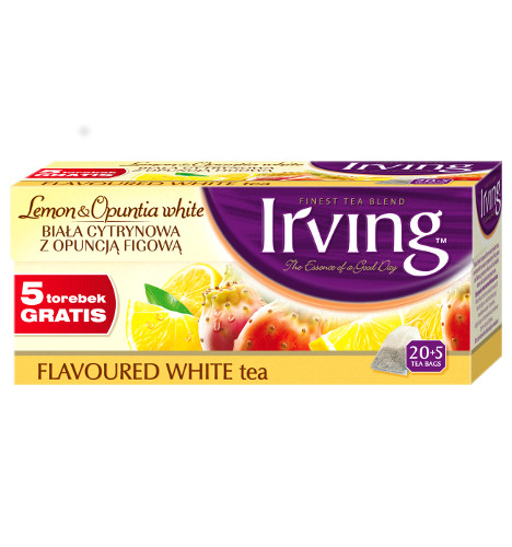 Lemon & Opuntia White - herbata Irving w sklepie Raj Smakosza