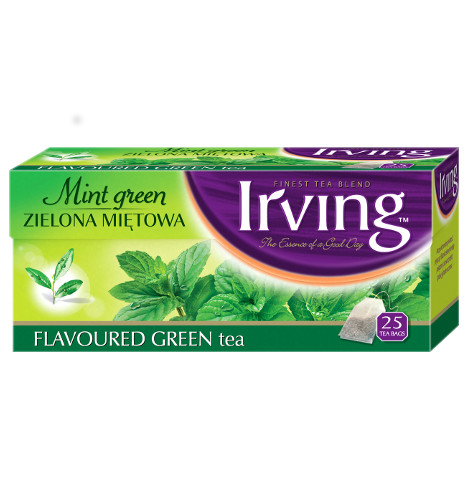 Mint Green - herbata zielona miętowa Irving w sklepie Raj Smakosza