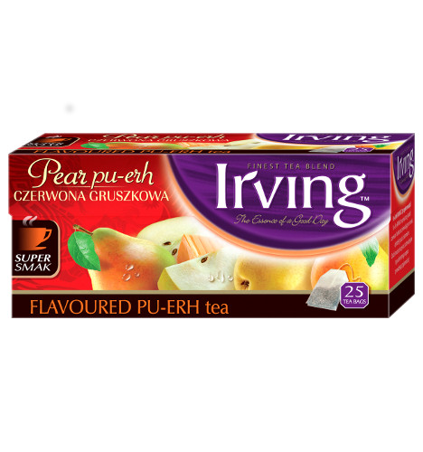 Pear Pu-Erh - herbata czerwona gruszkowa Irving w sklepie Raj Smakosza