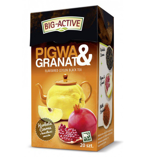 Herbata czarna cejlońska Pigwa & Granat Big-Active