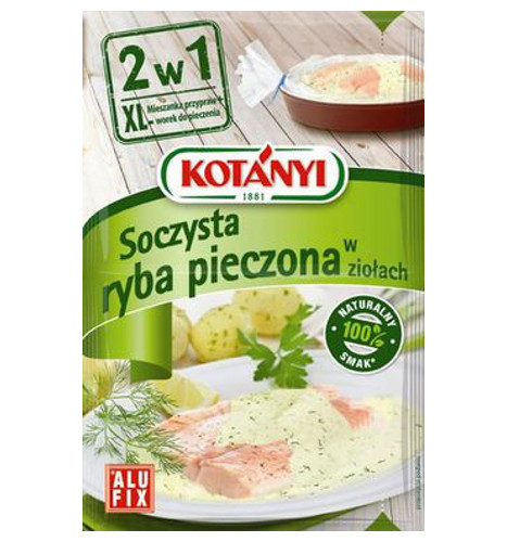 Kotanyi Soczysta ryba pieczona w ziołach