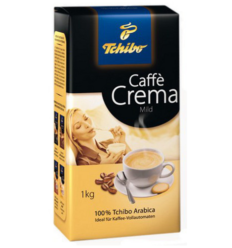 Niemiecka kawa ziarnista Tchibo Caffe Crema Mild