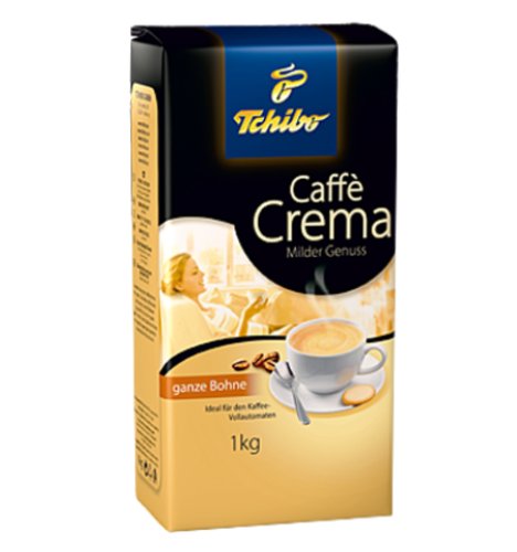 Tchibo Caffe Crema Mild - niemiecka delikatna kawa ziarnista w sklepie Raj Smakosza