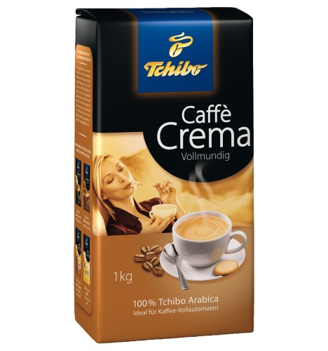Niemiecka kawa ziarnista Tchibo Caffe Crema Vollmundig