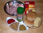 Domowe hamburgery (wg Raj Smakosza). Składniki. Kliknij, aby powiêkszyæ