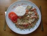 Polędwiczka w sosie czosnkowo-ziołowym (wg Raj Smakosza). Gotowe danie, smacznego. Kliknij, aby powiêkszyæ