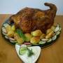 Kurczak pieczony na butelce - Przepisy kulinarne z Raju Smakosza