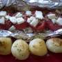 Dorsz zapiekany z pomidorami i mozarellą - Przepisy kulinarne z Raju Smakosza